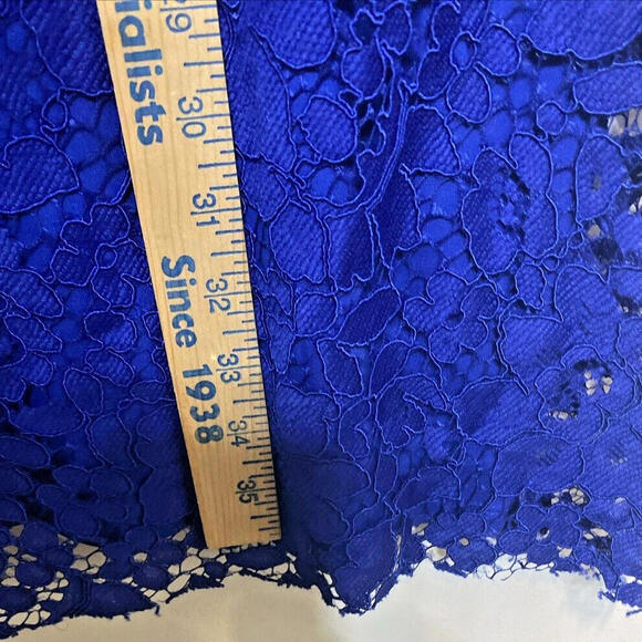 Betsey Johnson Sheath Dress Women's Size 4 Blue Floral Printed Sleeveless - Picture 6 of 13